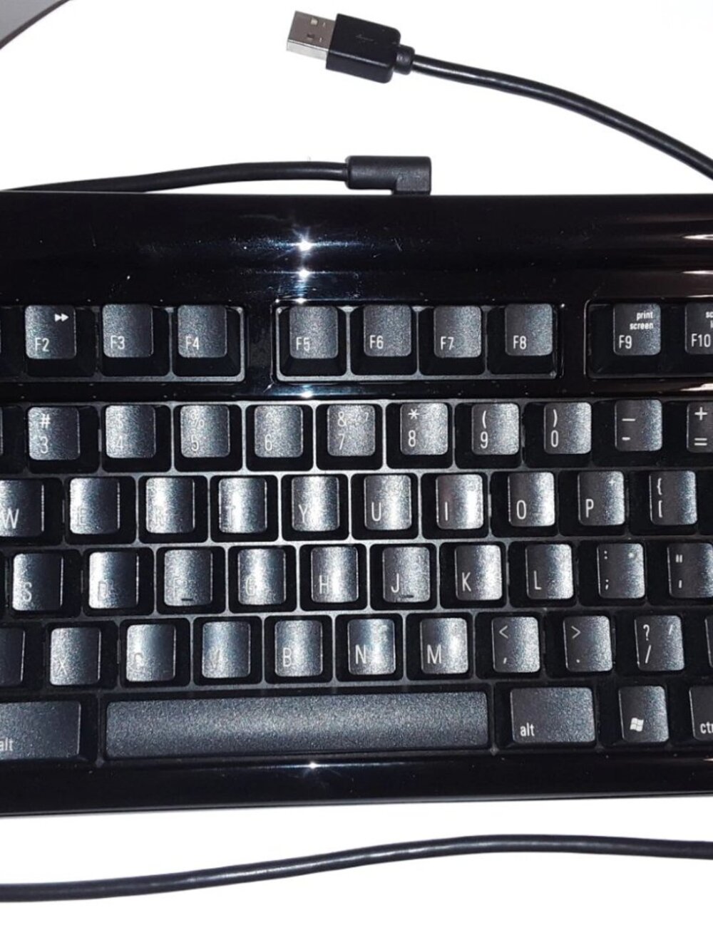 Matias Mini Quiet Pro Keyboard - Mechanical Wired Black Glossy  - WORKS ✅